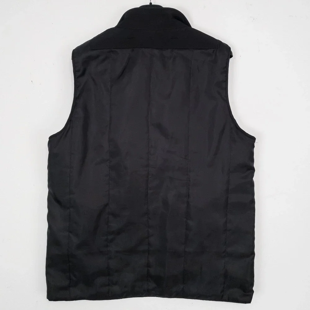 Jean-Paul Germain Jacket Mens Small Black Convertible Car Coat Removeable Vest‎